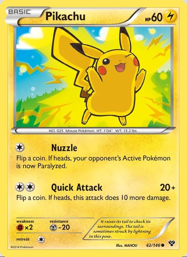 Image of Pikachu XY (XY) #42