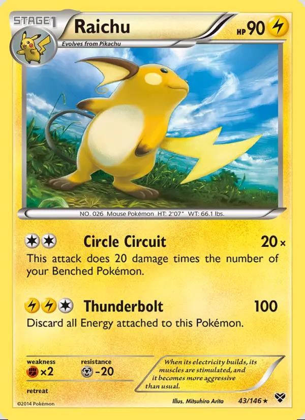 Image of Raichu XY (XY) #43