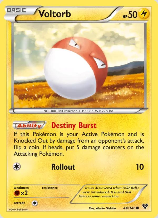 Image of Voltorb XY (XY) #44