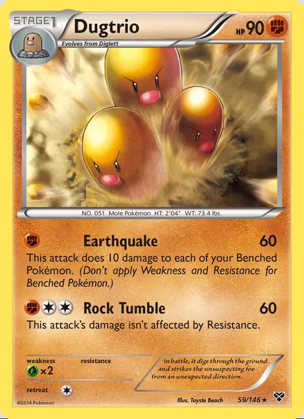 Image of Dugtrio XY (XY) #59