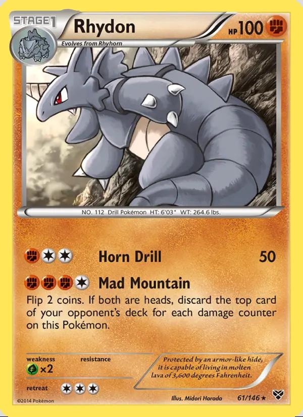 Image of Rhydon XY (XY) #61