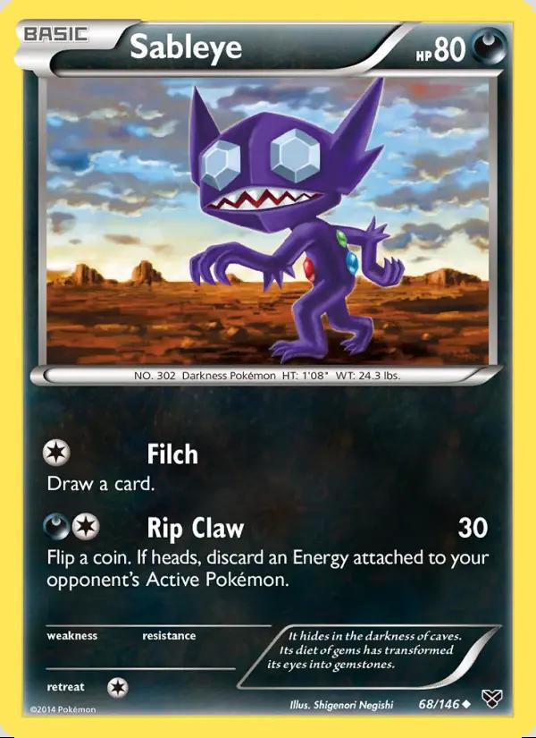 Image of Sableye XY (XY) #68
