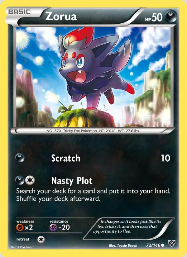 Image of Zorua XY (XY) #72