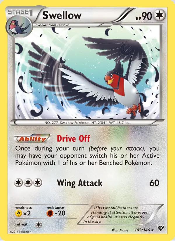 Image of Swellow XY (XY) #103