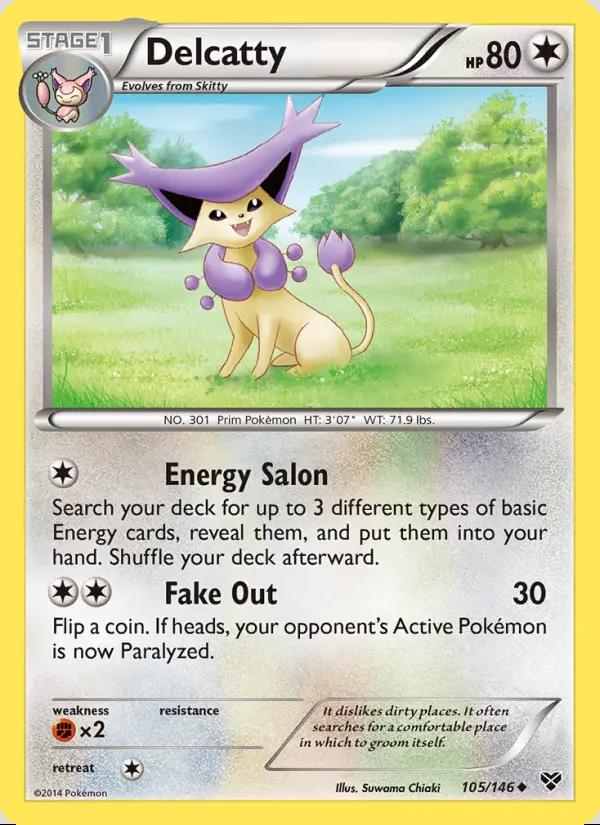 Image of Delcatty XY (XY) #105