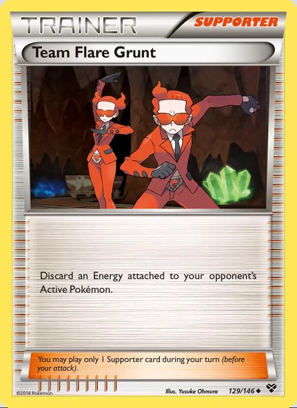 Image of Team Flare Grunt XY (XY) #129