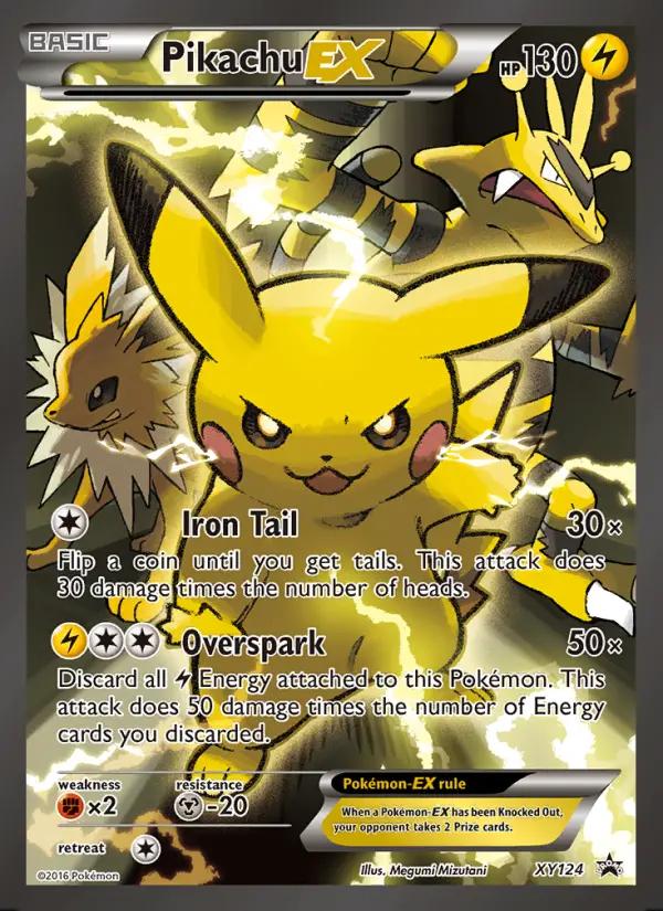 Image of Pikachu-EX XY Promos (XYP) #XY124