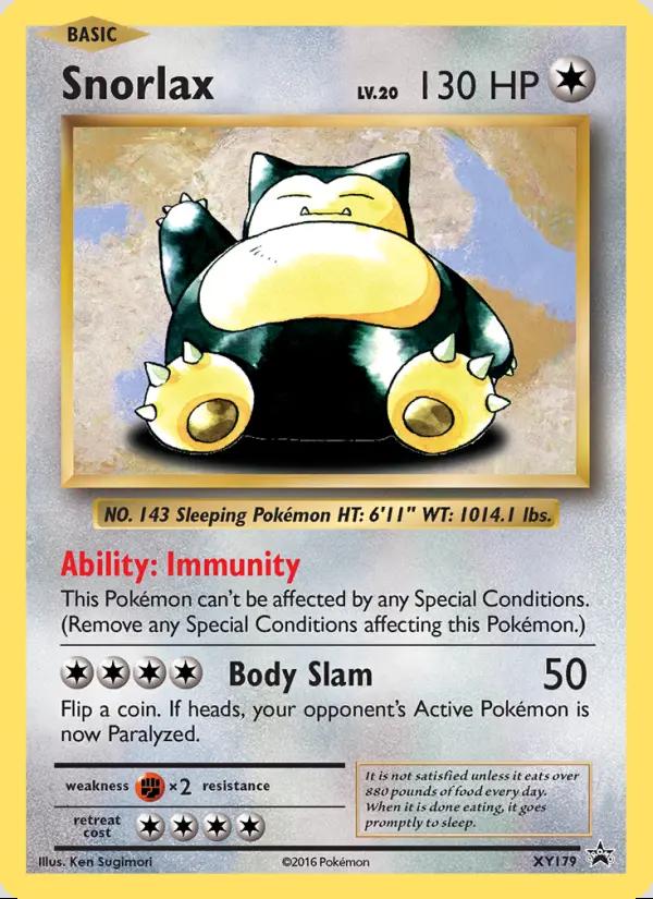 Image of Snorlax XY Promos (XYP) #XY179