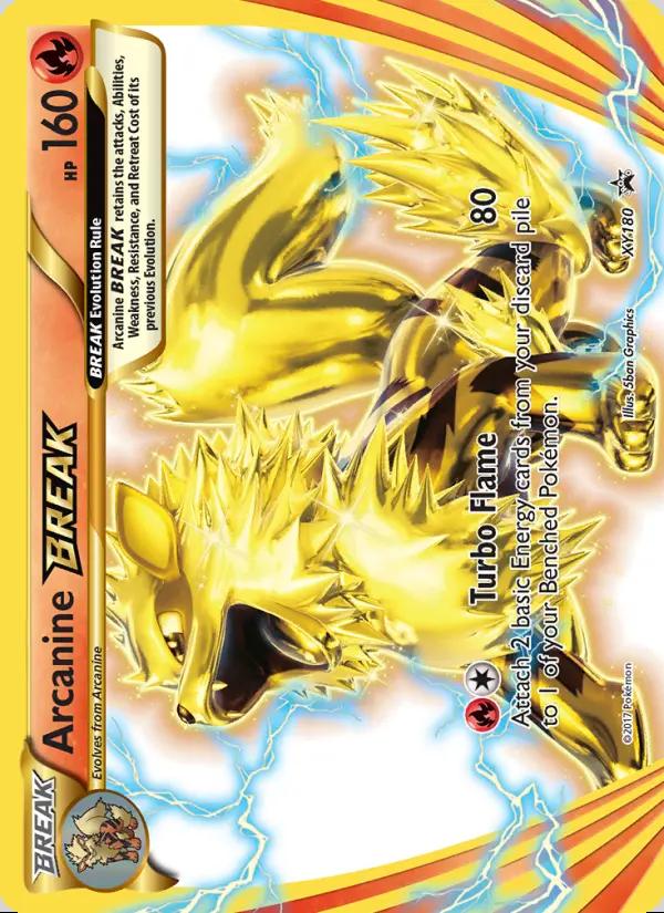 Image of Arcanine BREAK XY Promos (XYP) #XY180