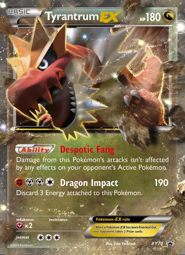 Image of Tyrantrum-EX XY Promos (XYP) #XY70