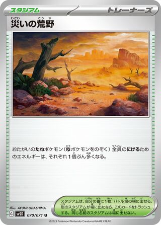 Image of Calamitous Wasteland Clay Burst (SV2D) #70