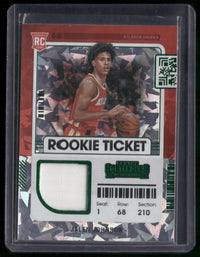 2021-22 Contenders Jalen Johsnon Rookie Ticket Patch Cracked Ice