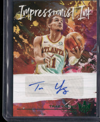 2020-21 Court Kings Impressionist Ink Auto Trae Young