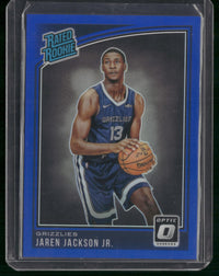 2018-19 Donruss Optic Jaren jackson Jr Blue /49 Rated Rookie