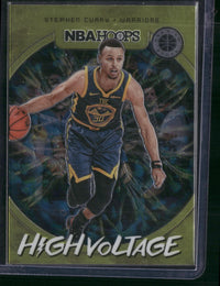 2019-20 Hoops Premium Stock High Voltage Stephen Curry