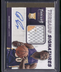 2014-15 Threads Threads Signatures Rookie Patch Auto /25 Julius Randle