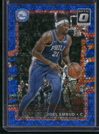 2017-18 Donruss Optic Blue /50 Joel Embiid