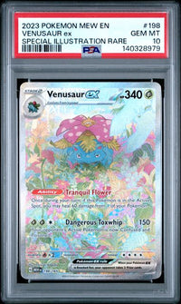 151 Venusaur ex 198/165 Special Illustration Rare PSA 10