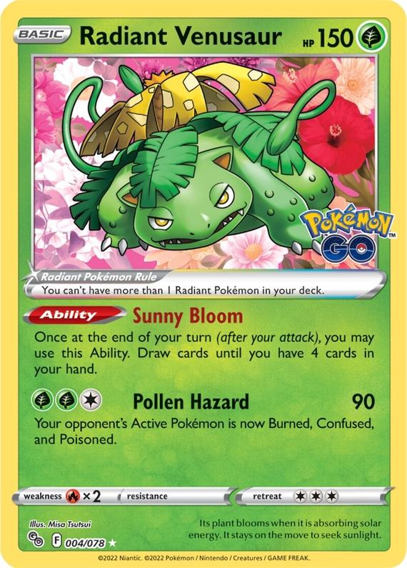 Image of Radiant Venusaur Pokemon Go (pgo) #04
