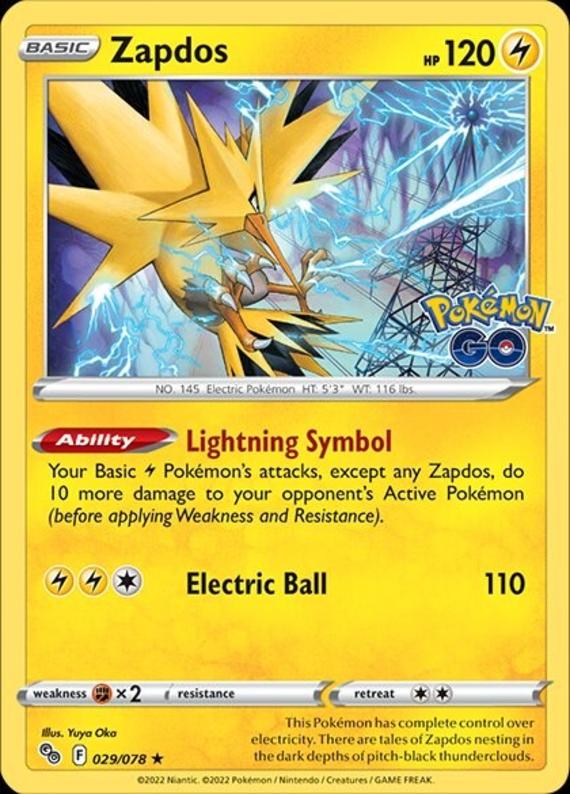 Image of Zapdos Pokemon Go (pgo) #29