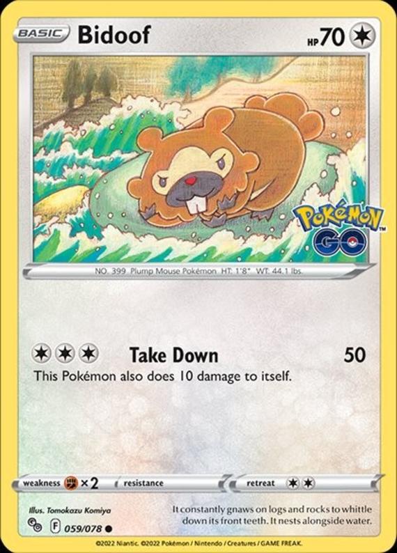 Image of Bidoof Pokemon Go (pgo) #59