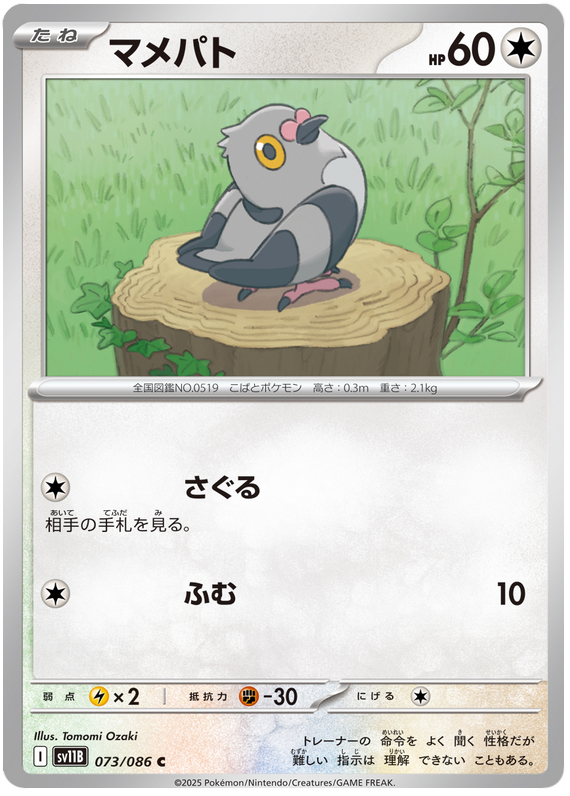 Image of Pidove Black Bolt (sv11b) #73