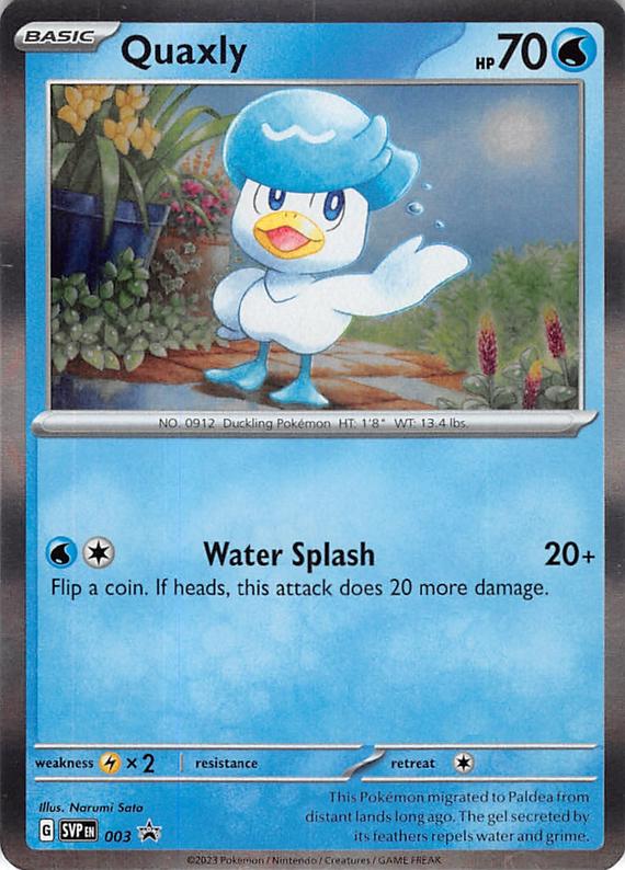 Image of Quaxly Scarlet and Violet Promos (svp) #003
