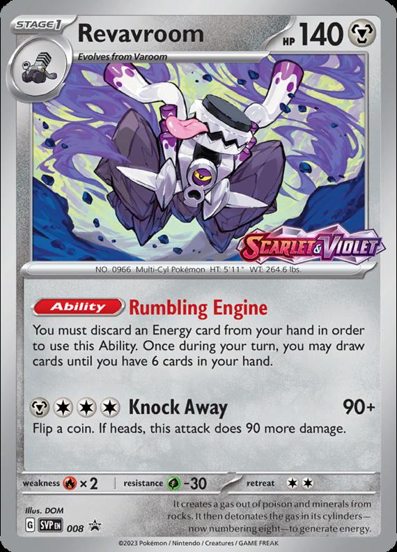 Image of Revavroom Scarlet and Violet Promos (svp) #008