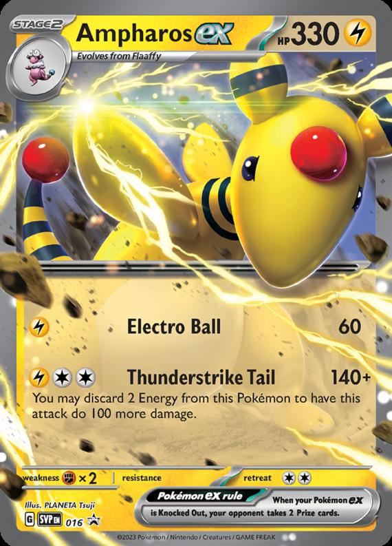 Image of Ampharos ex Scarlet and Violet Promos (svp) #016