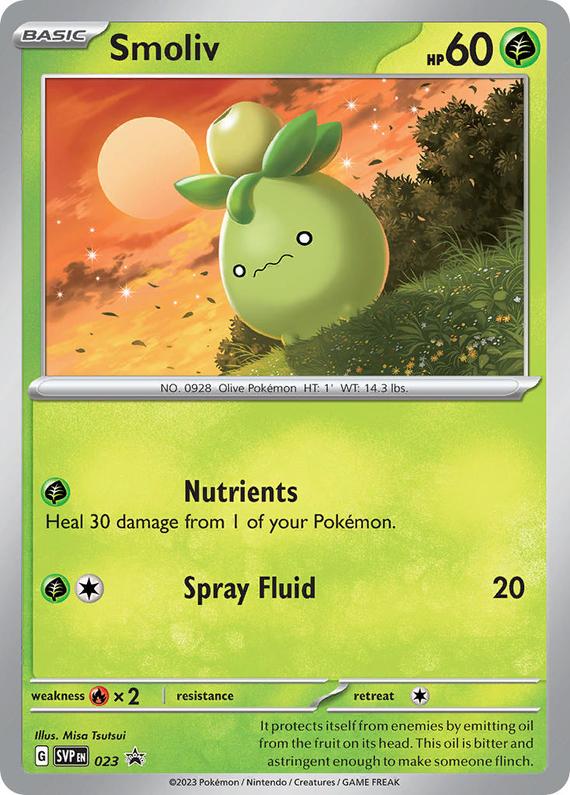 Image of Smoliv Scarlet and Violet Promos (svp) #023