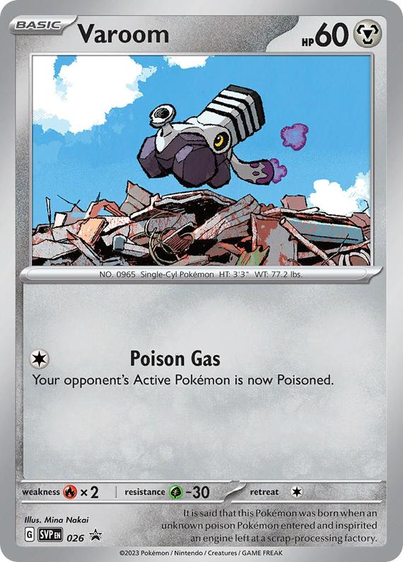 Image of Varoom Scarlet and Violet Promos (svp) #026