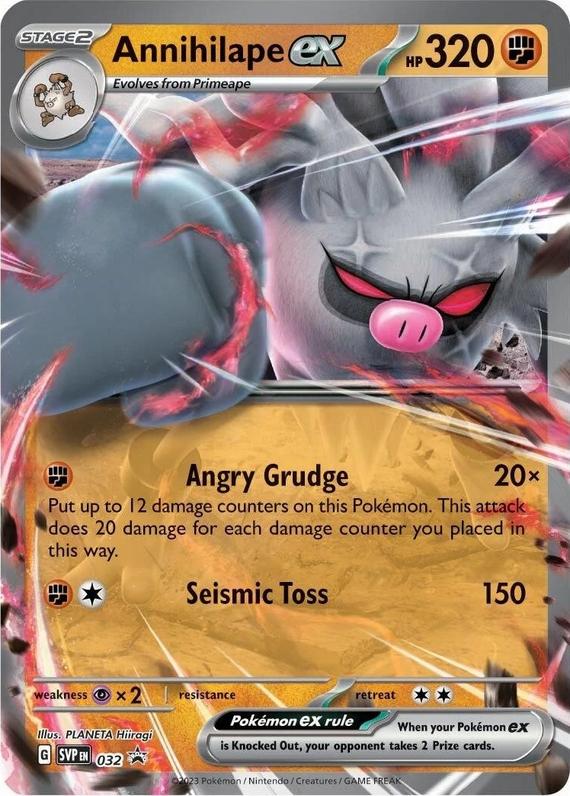 Image of Annihilape ex Scarlet and Violet Promos (svp) #032