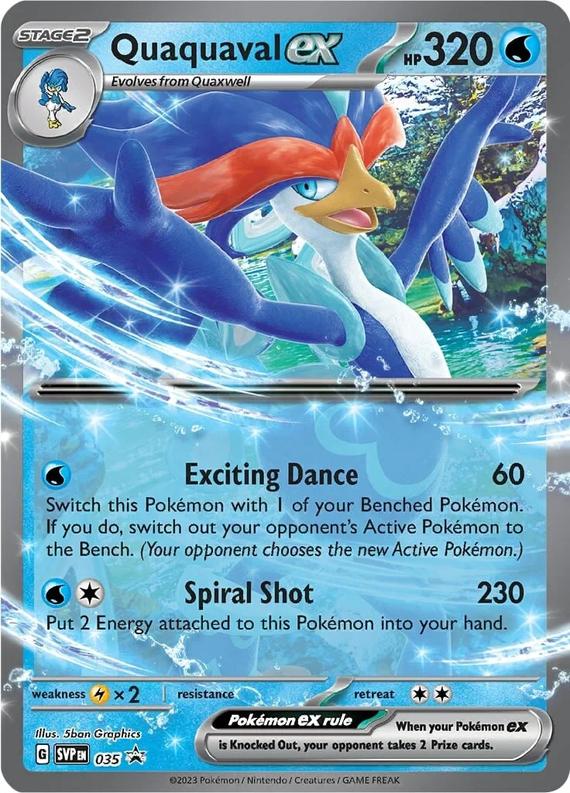 Image of Quaquaval ex Scarlet and Violet Promos (svp) #035