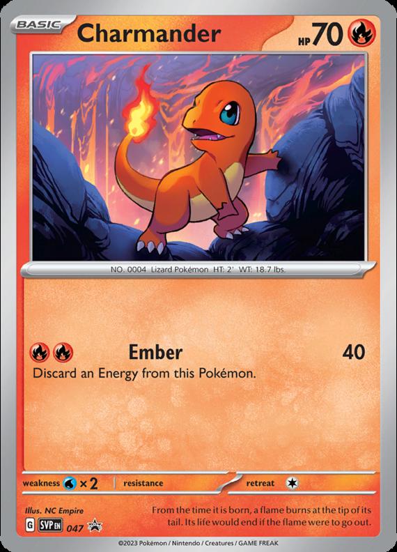 Image of Charmander Scarlet and Violet Promos (svp) #047