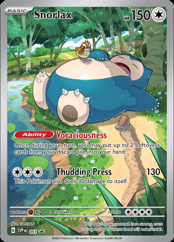 Image of Snorlax Scarlet and Violet Promos (svp) #051