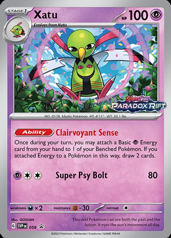 Image of Xatu Scarlet and Violet Promos (svp) #059