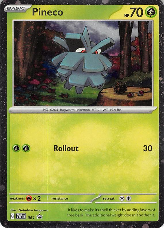 Image of Pineco Scarlet and Violet Promos (svp) #061