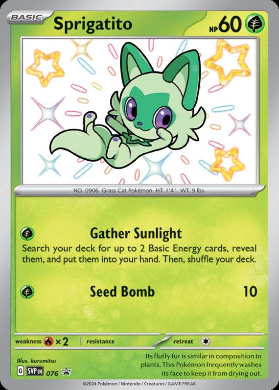 Image of Sprigatito Scarlet and Violet Promos (svp) #076