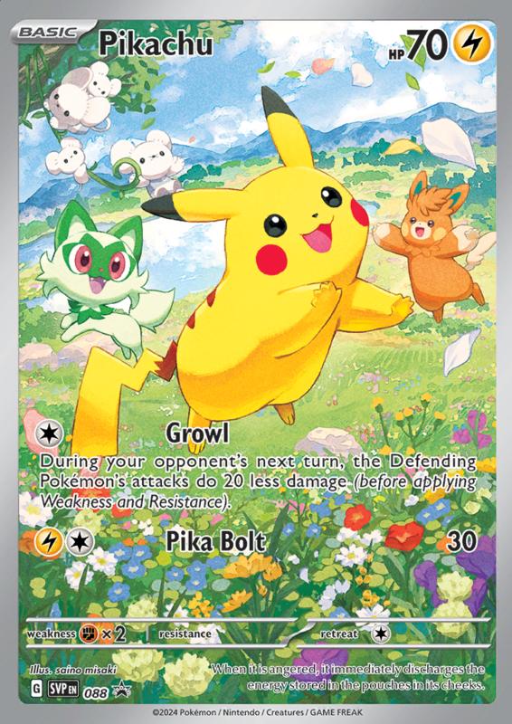 Image of Pikachu Scarlet and Violet Promos (svp) #088