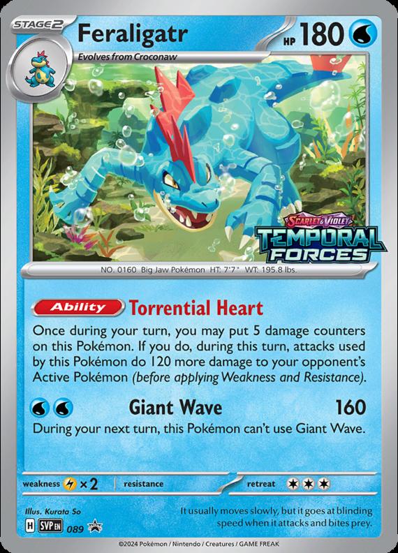 Image of Feraligatr Scarlet and Violet Promos (svp) #089