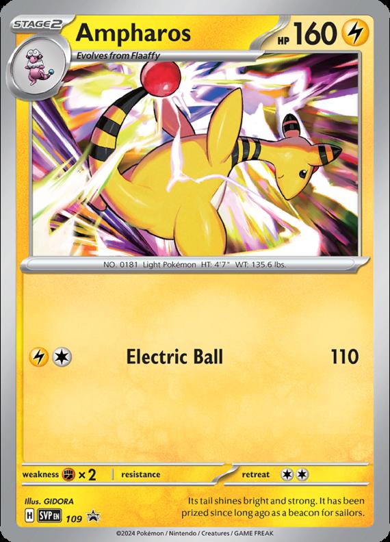Image of Ampharos Scarlet and Violet Promos (svp) #109