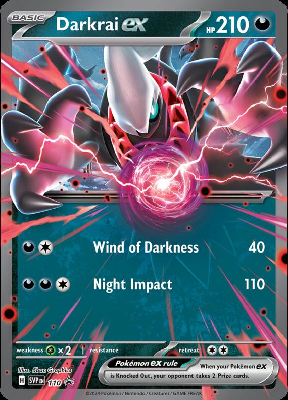Image of Darkrai ex Scarlet and Violet Promos (svp) #110