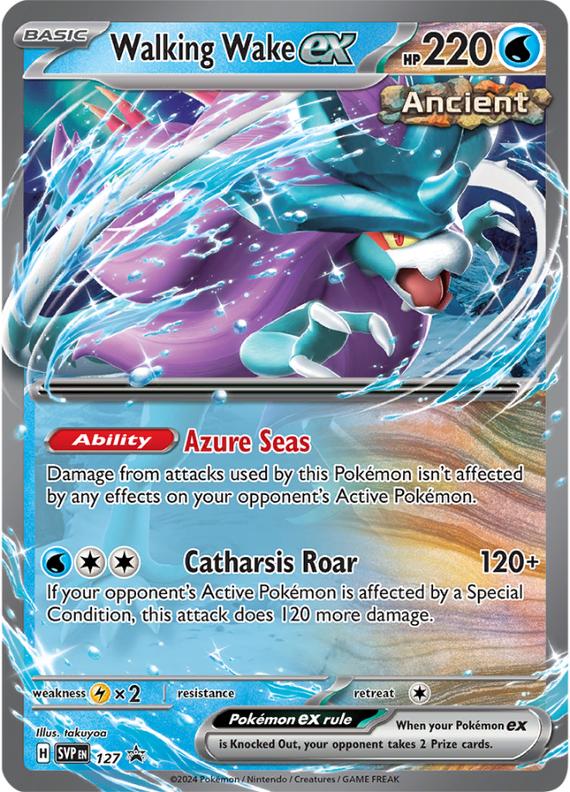 Image of Walking Wake ex Scarlet and Violet Promos (svp) #127