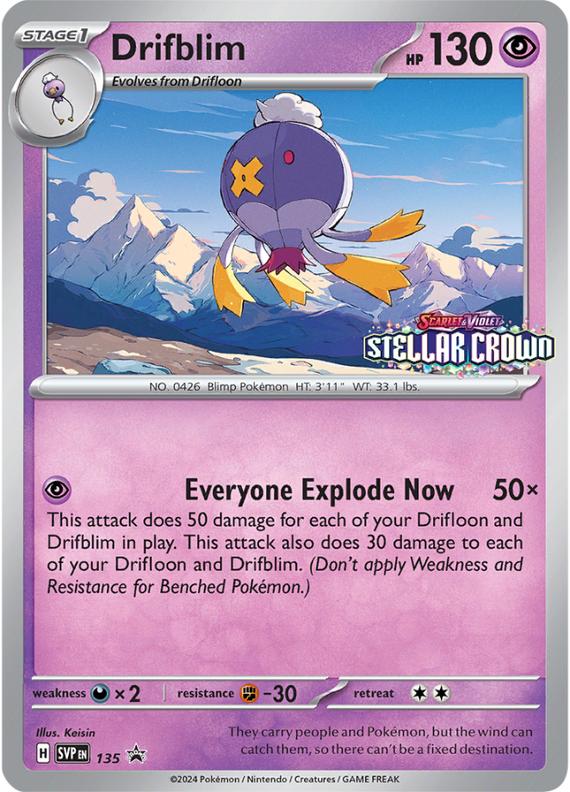 Image of Drifblim Scarlet and Violet Promos (svp) #135