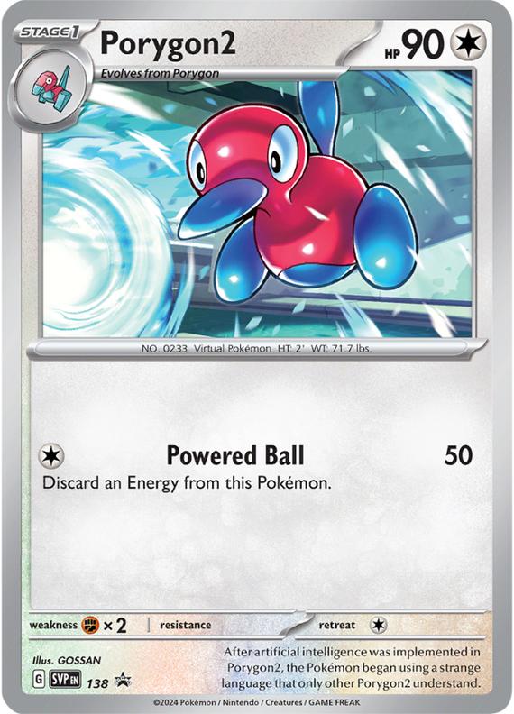 Image of Porygon2 Scarlet and Violet Promos (svp) #138