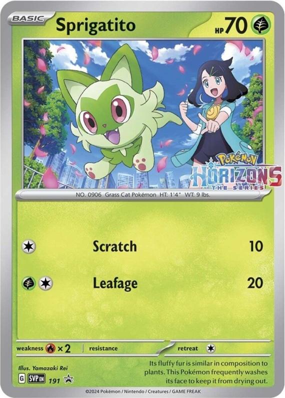Image of Sprigatito Scarlet and Violet Promos (svp) #191